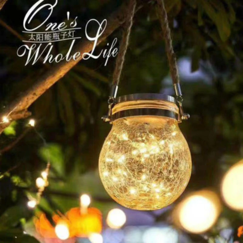 Светодиодный светильник на солнечной батарее настольная лампа с треснувшим