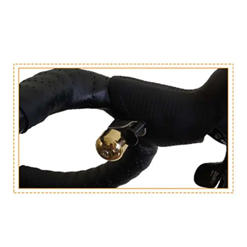 Маленький легкий велосипед с винтажным дизайном громкий медный Колокольчик для