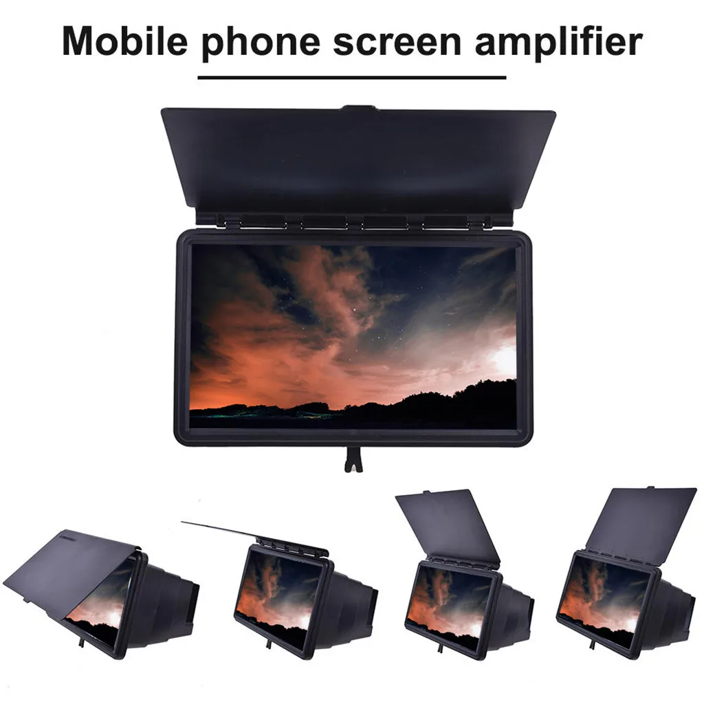 Фотоусилитель для экрана увеличитель смартфона видеосъемки 12 дюймов настольная