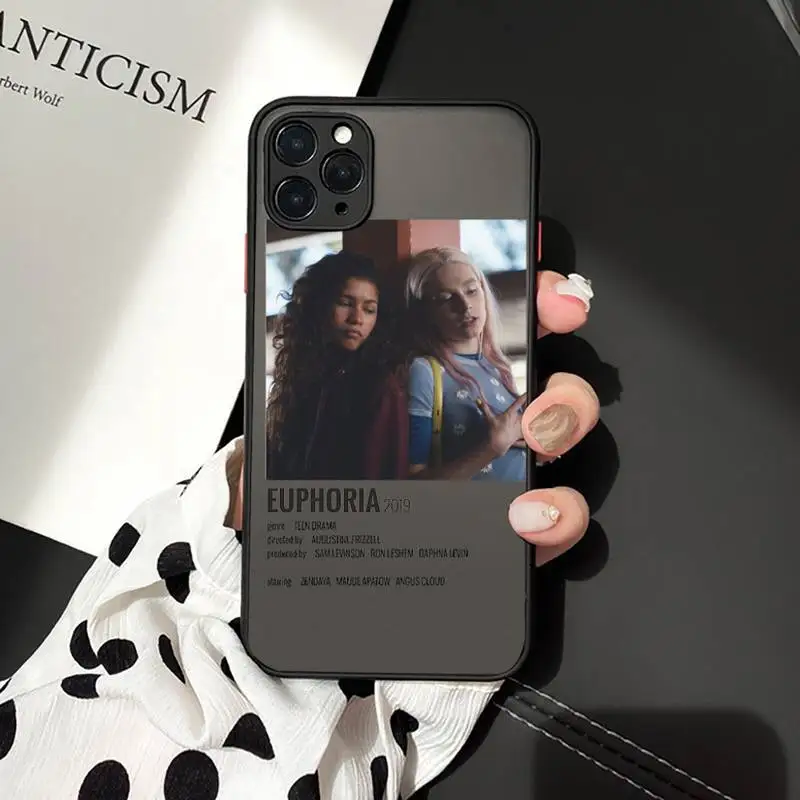 

Euphoria American TV Series high quality Phone Cases matte transparent For iphone 7 8 11 12 plus mini x xs xr pro max cover