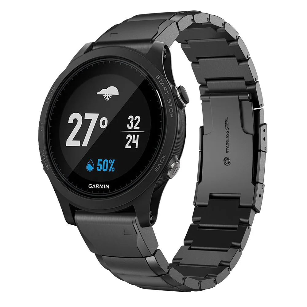 26 мм для Garmin Fenix 5X/5X Plus/Fenix 3/3HR/Quick Release Easy Fit часы из нержавеющей стали наручные мужские часы женский браслет