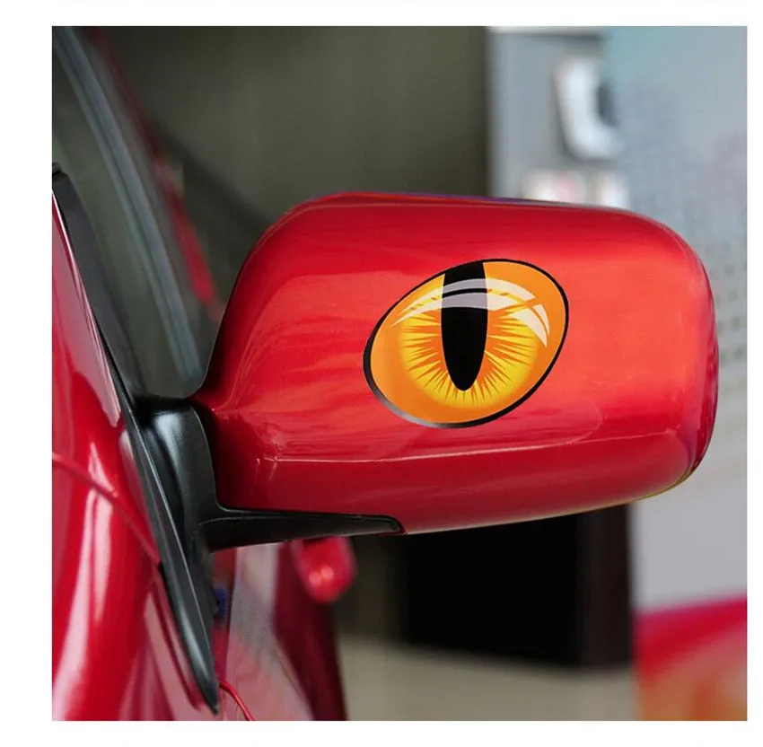 2 шт. автомобильные наклейки кошачий глаз для bmw e46 e90 e60 ford fiesta peugeot 206 307 audi a3 golf 4 seat