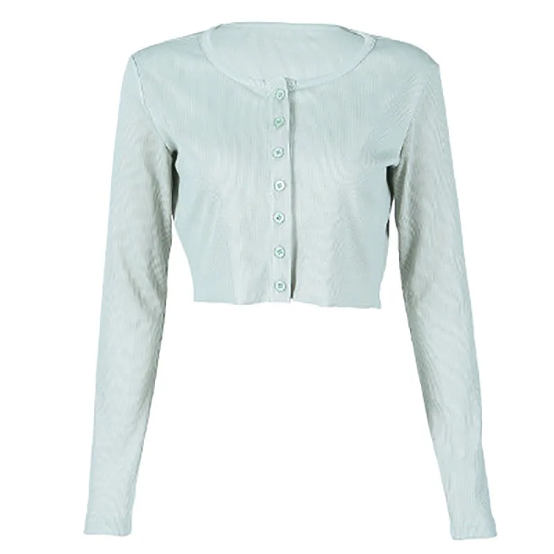 

Knit Bottoming Tshirt Tops Women Sexy Long Sleeve Basic T Shirt 2020 Fashion Harajuku Navel Single-Breasted Casual Top Tee Shirt