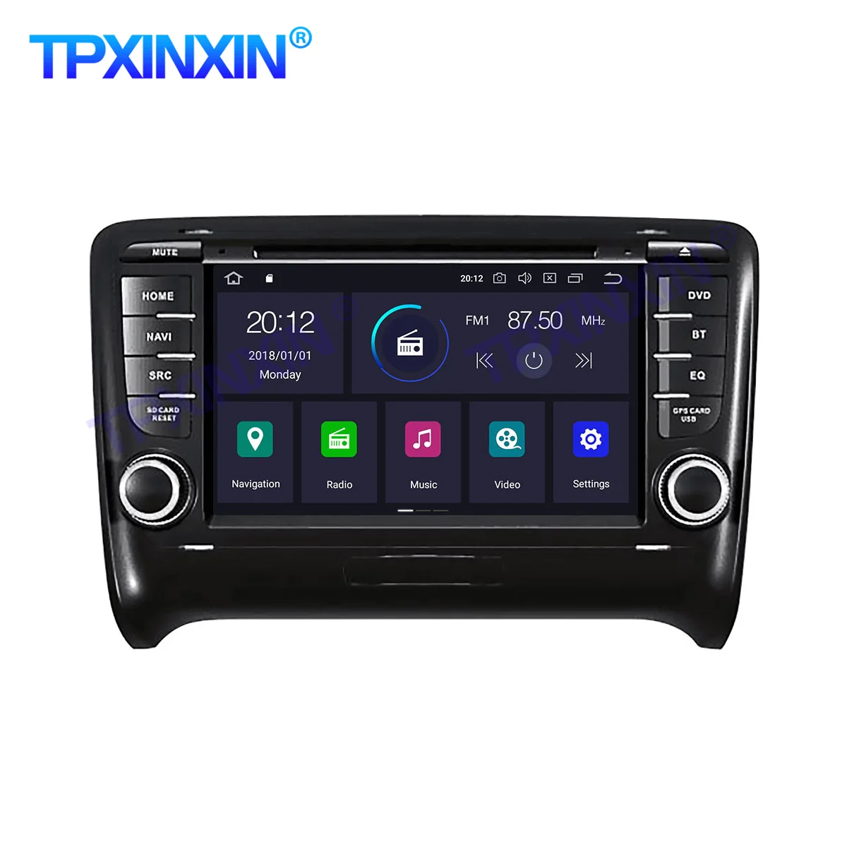 

Carplay For Audi TT 2006 - 2012 Android 11 Car Radio Player GPS Navigation Head Unit Multimedia Stereo WIFI DSP BT