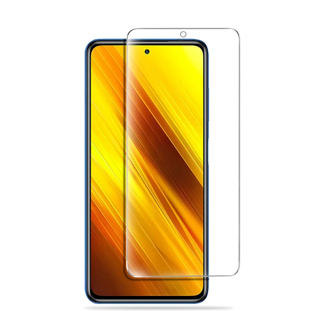 Защита экрана для Xiaomi Mi 10T Lite / Pocophone X3 закаленное стекло твердость 9H без пузырьков