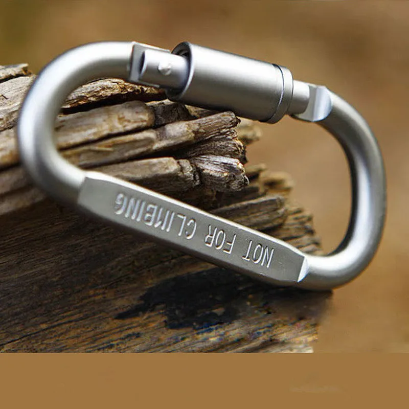 1 шт. D образный карабин из алюминиевого сплава для кемпинга|Аксессуары