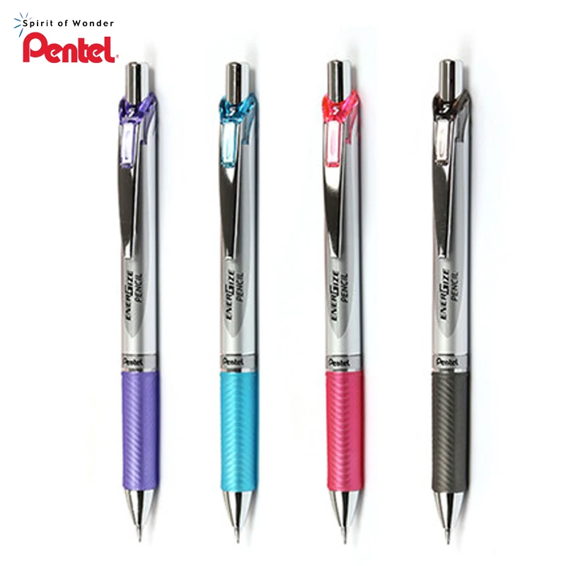6 шт./лот Pentel PL75 многоцветный механический карандаш 0 5 мм 4 вида цветов Канцтовары