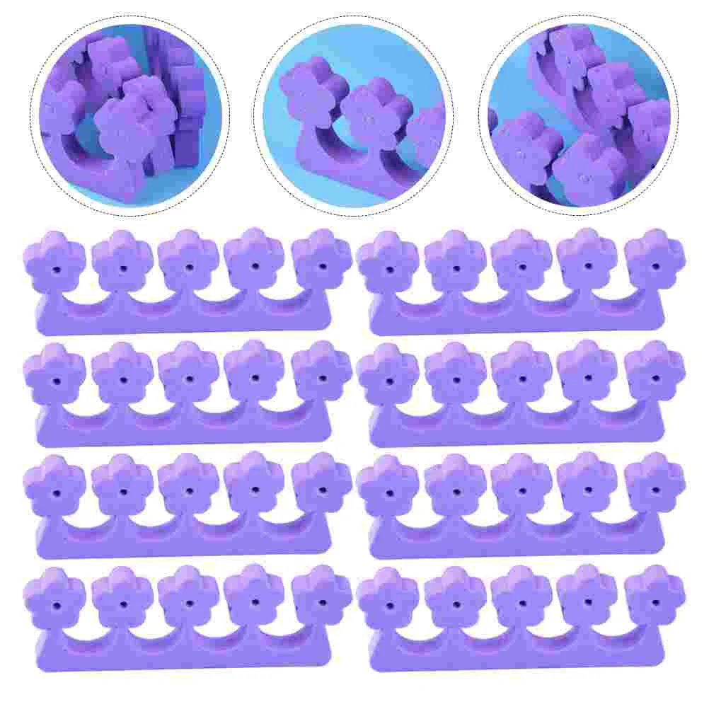 

100 шт. губка для ногтей, разделители для пальцев ног, цветок, разделитель для ногтей