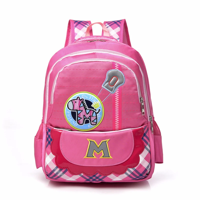 Waterproof child school bags for boys girls High quality wear-resistant nylon backpacks School backpack suitable for grades 1-2