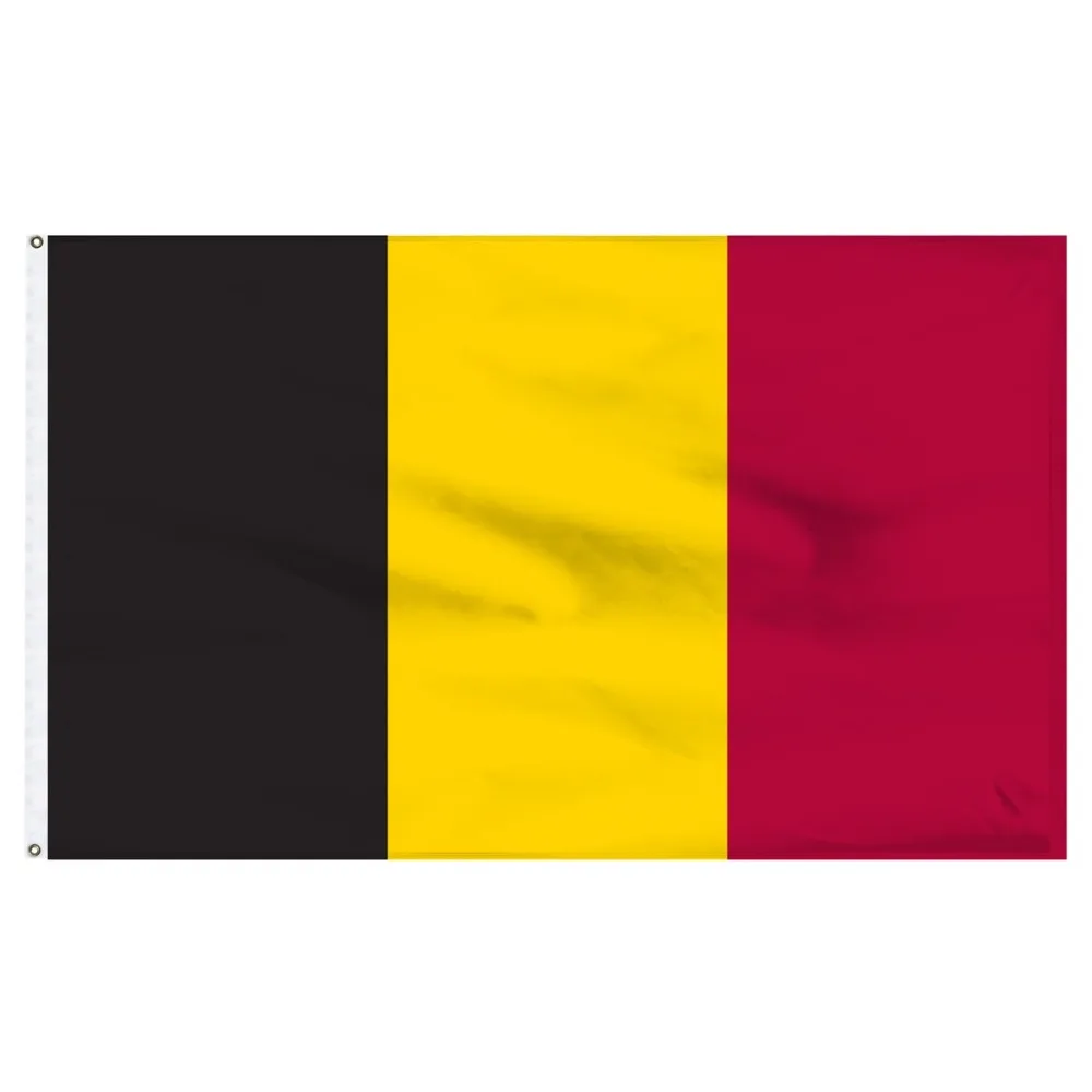 

2021 johnin 90x150cm black yellow red BEL BE belgium flag