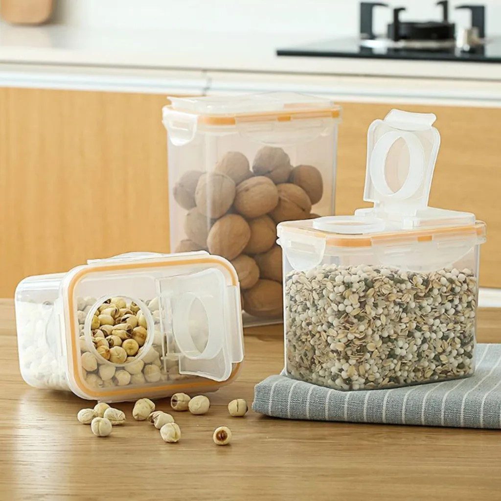 Коробка для хранения Органайзер пластиковая коробка еды хорошая герметизация
