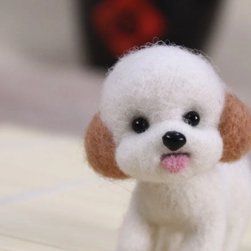 Шерстяное войлочное ремесло сделай сам модная индивидуальная собака