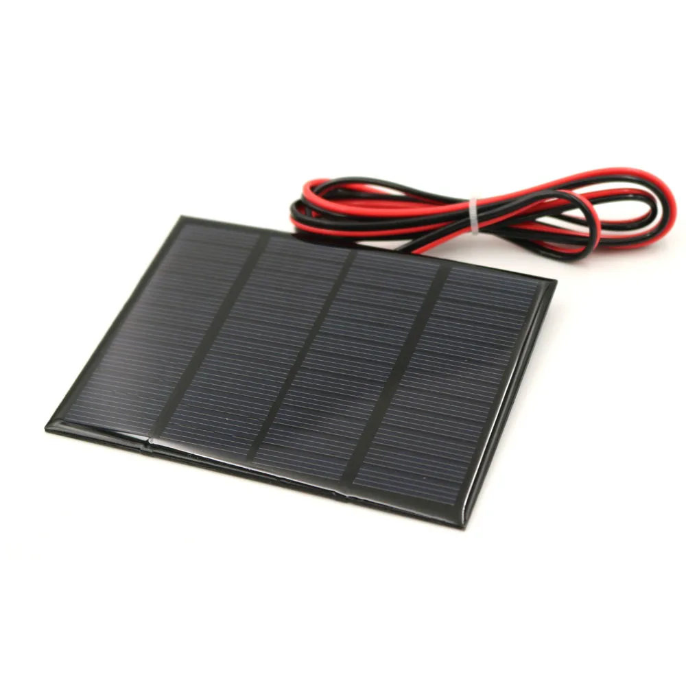 12 В 1 5 Вт солнечная панель с 100 см удлинителем поликристаллический DIY аккумулятор
