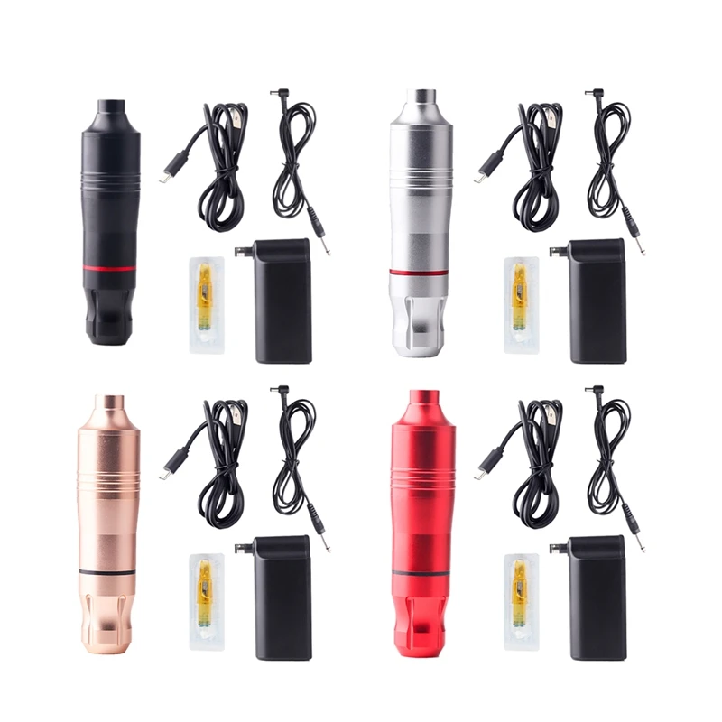 

Rotary Tattoo Machine Pen Silent Motor Eyebrow Lip Eyeliner Permanent Makeup Tattoo with DC Mobile Power