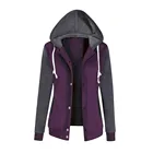 JAYCOSIN модная женская однотонная Толстовка с длинным рукавом шикарная Повседневная элегантная бейсбольная Спортивная Удобная шикарная пуловер с капюшоном топы