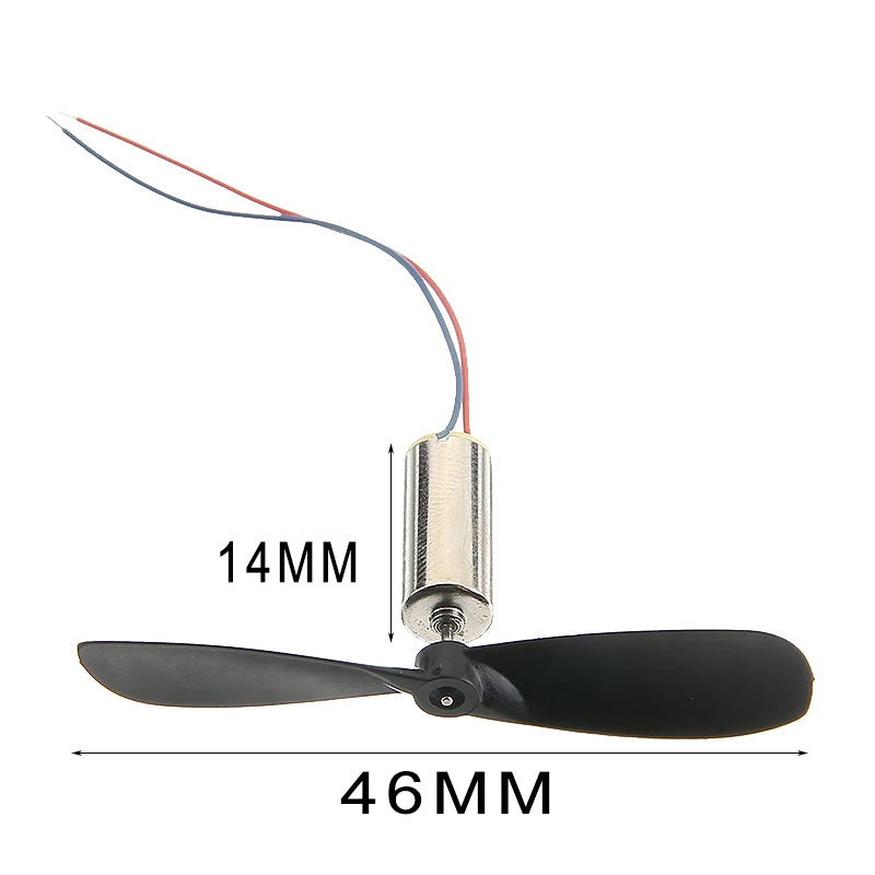 5 Pairs DC 3.7V 0.1A Micro DIY Helicopter Aircraft Coreless Motor K151 Large Torque High Speed Motors 35000RPM 6*14mm | Обустройство