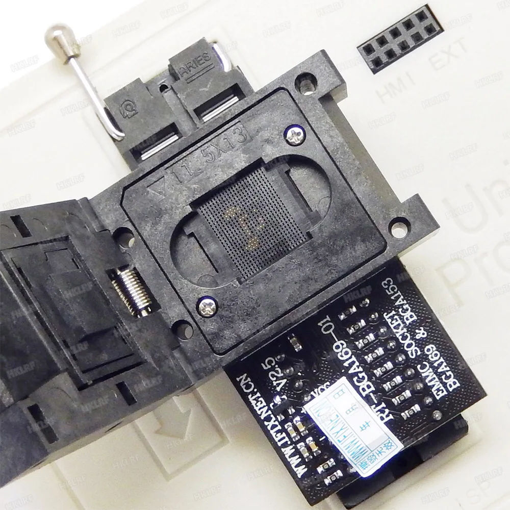 RT-BGA169-01 V2.5 BGA169 BGA153 гнездо адаптера EMMC с 4 шт. BGA матричной Блокирующей коробкой для