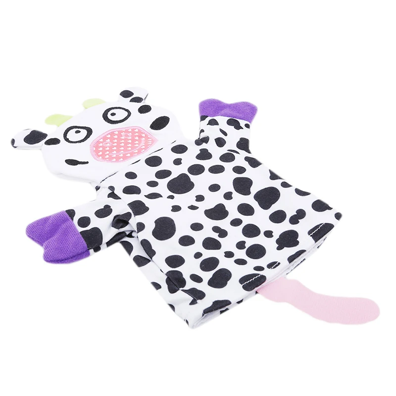 

Sozzy Animal Style Hand Puppet / Bath Towel Baby Toy Teether Rattle Towels Toys