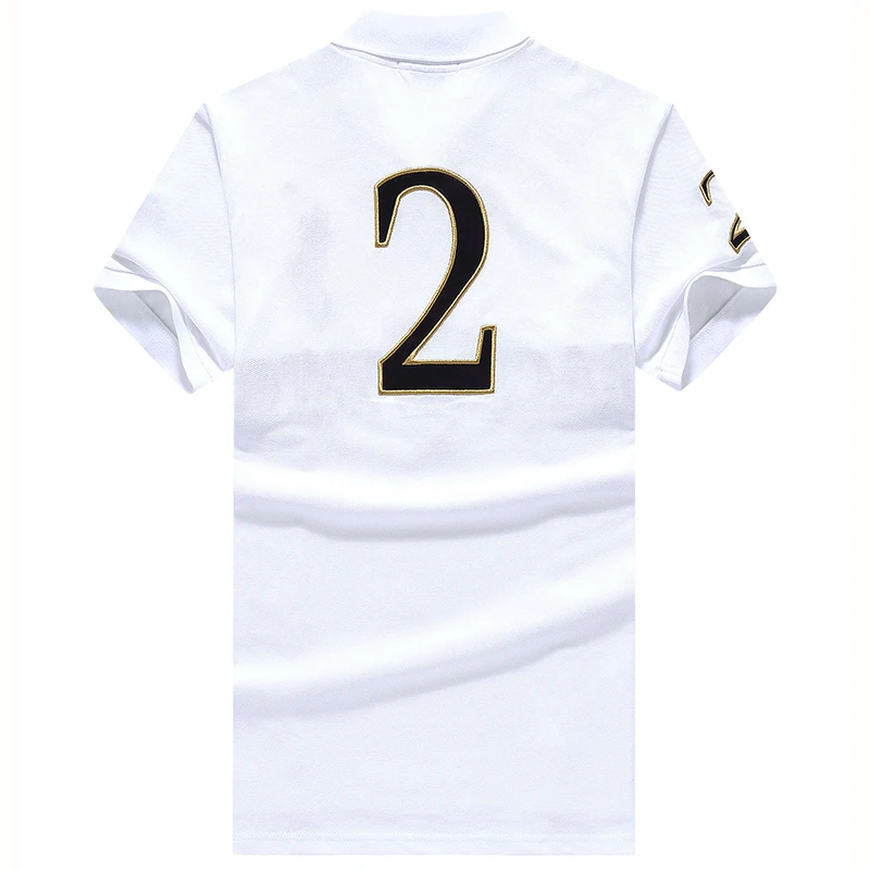 

Summer hombre big horse high quality polo shirt top Men Short sleeve Casual 100%cotton polo Shirt camisa masculine for homme