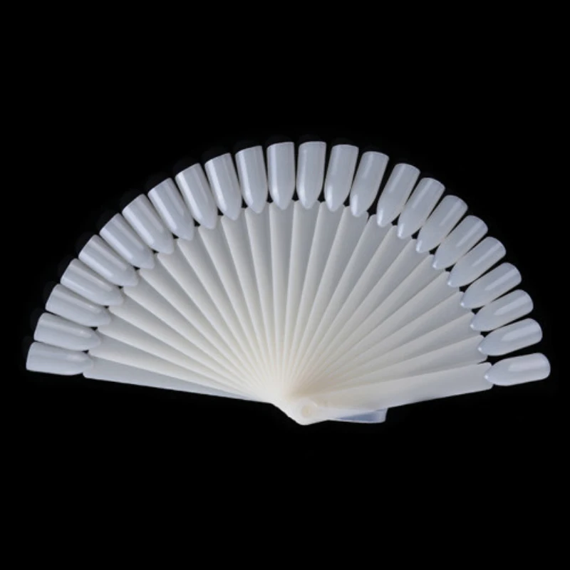 1 Набор накладных ногтей Вентилятор природа для украшения круглые полное