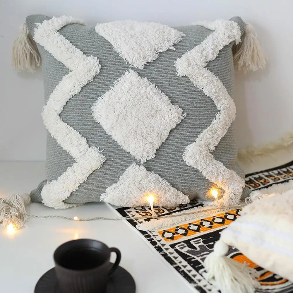 Ручная работа Роскошный чехол для подушки в марокканском стиле богемный