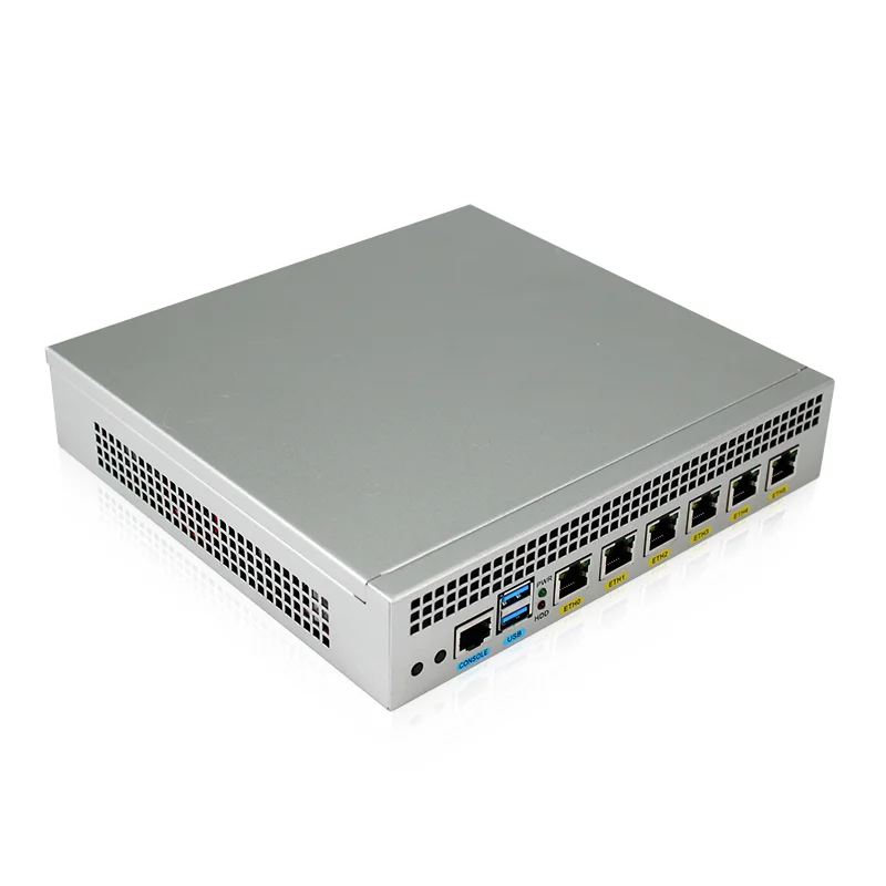 Мини-роутер POE PSE 6 дюймов Intel Gigabit LAN Celeron J4125 четыре ядра Pfsense Mikrotik VPN | Компьютеры и
