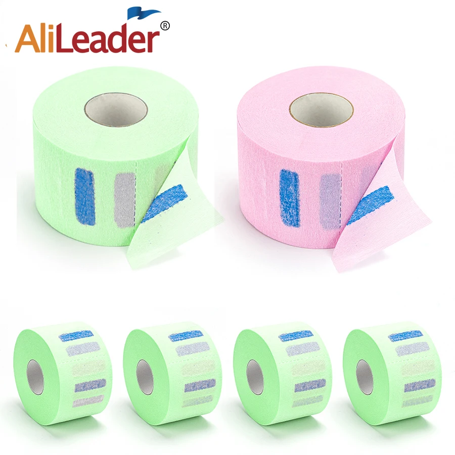 

Alileader New Neck Paper Stretchy Disposable Neck Ruffle Roll Paper Hair Cutting Salon Collar Covering Hairdressing Accessories