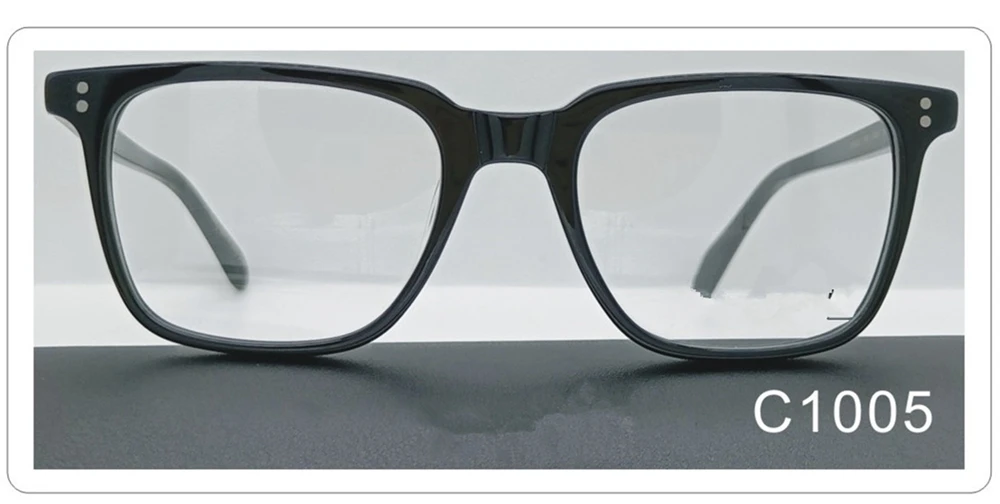 Винтажные квадратные оптические очки для близорукости с прозрачными линзами