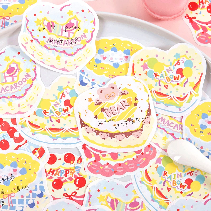 

12PCS/LOT cake party series creative cute lovely paper memo pad