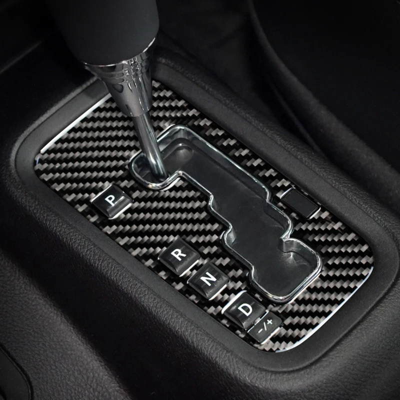 Декоративные наклейки из углеродного волокна для панели переключения передач Jeep