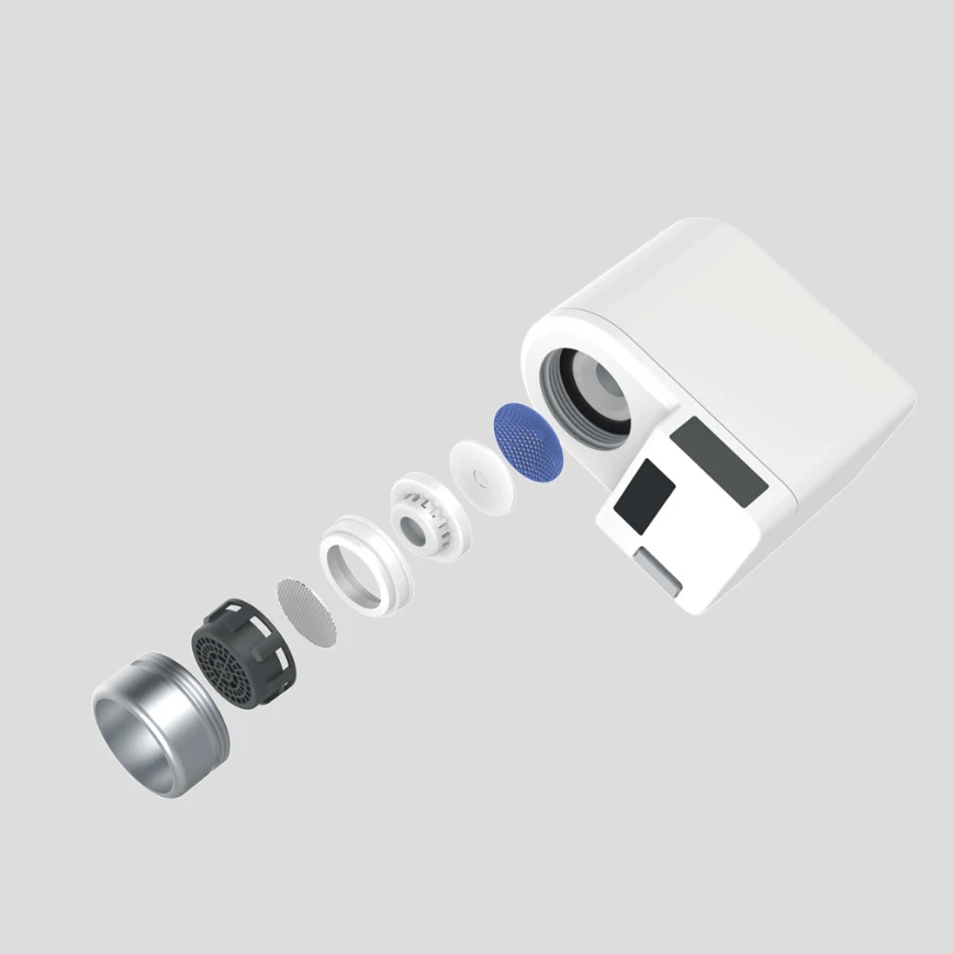 

Youpin Zajia Induction Water Saver Intelligent Infrared Induction Water Faucet Anti-overflow Swivel Head Saving Nozzle Tap New