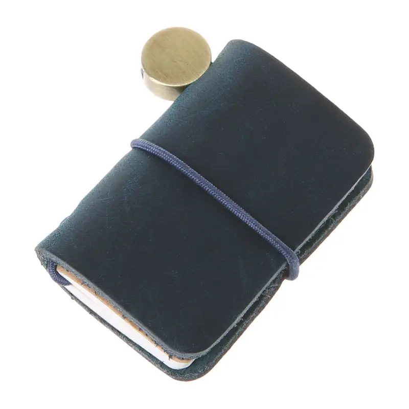 

Portable Leather Travel Book Mini Journal Booklet Handmade Cover With Insert Brochure Creative Accessories Writing Gifts 97QB