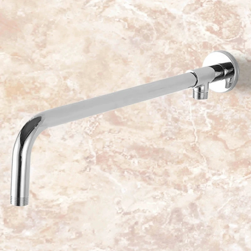 

Copper stainless steel shower accessories base mounted shower elbow fixed rod