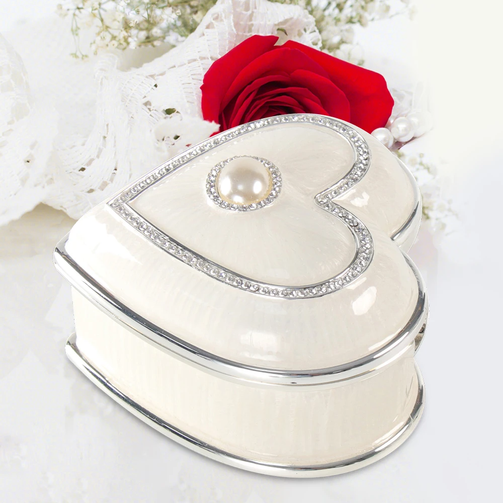 LASODY коробка для хранения в форме сердца с жемчугом | Дом и сад