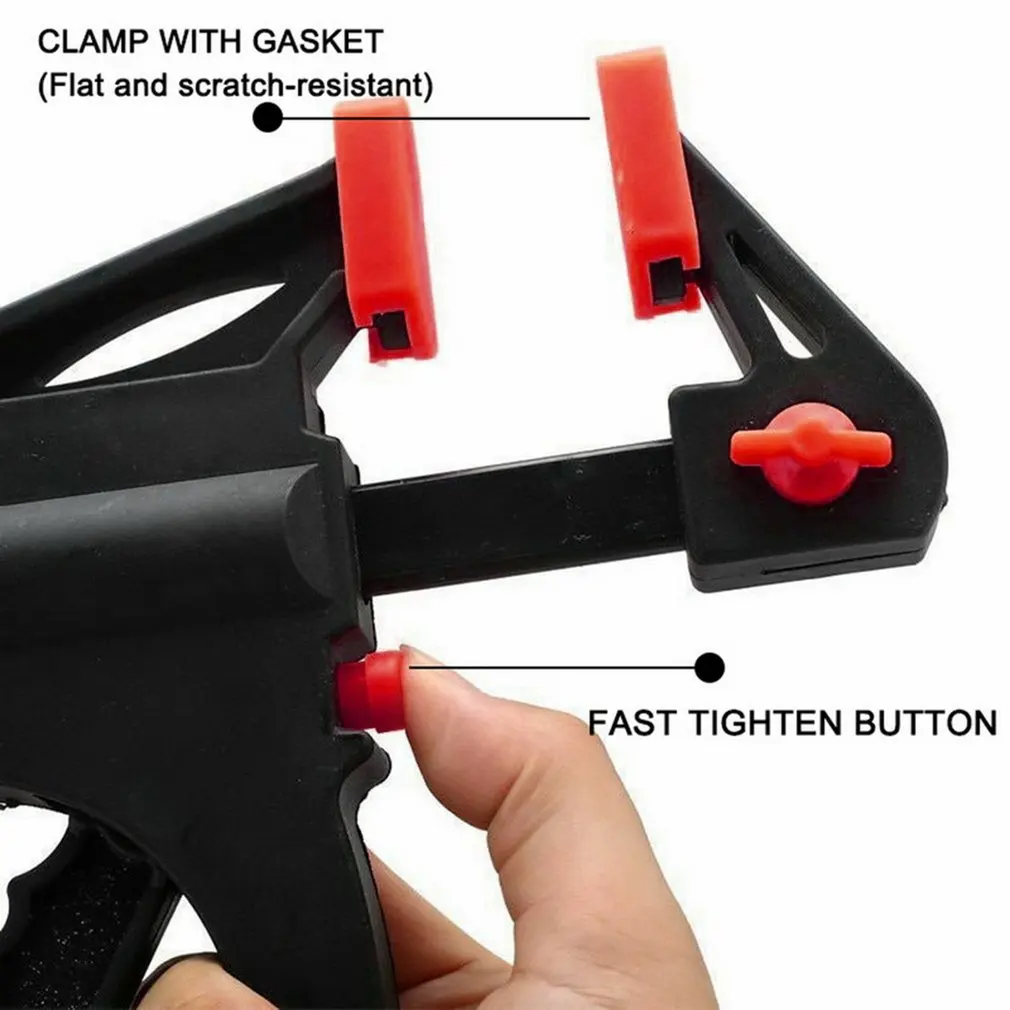 

4 Inch Fixed Clamp Woodworking Steel F Clamp Handle Work Bar Hand Woodworking Tools For Furniture Manufacturing