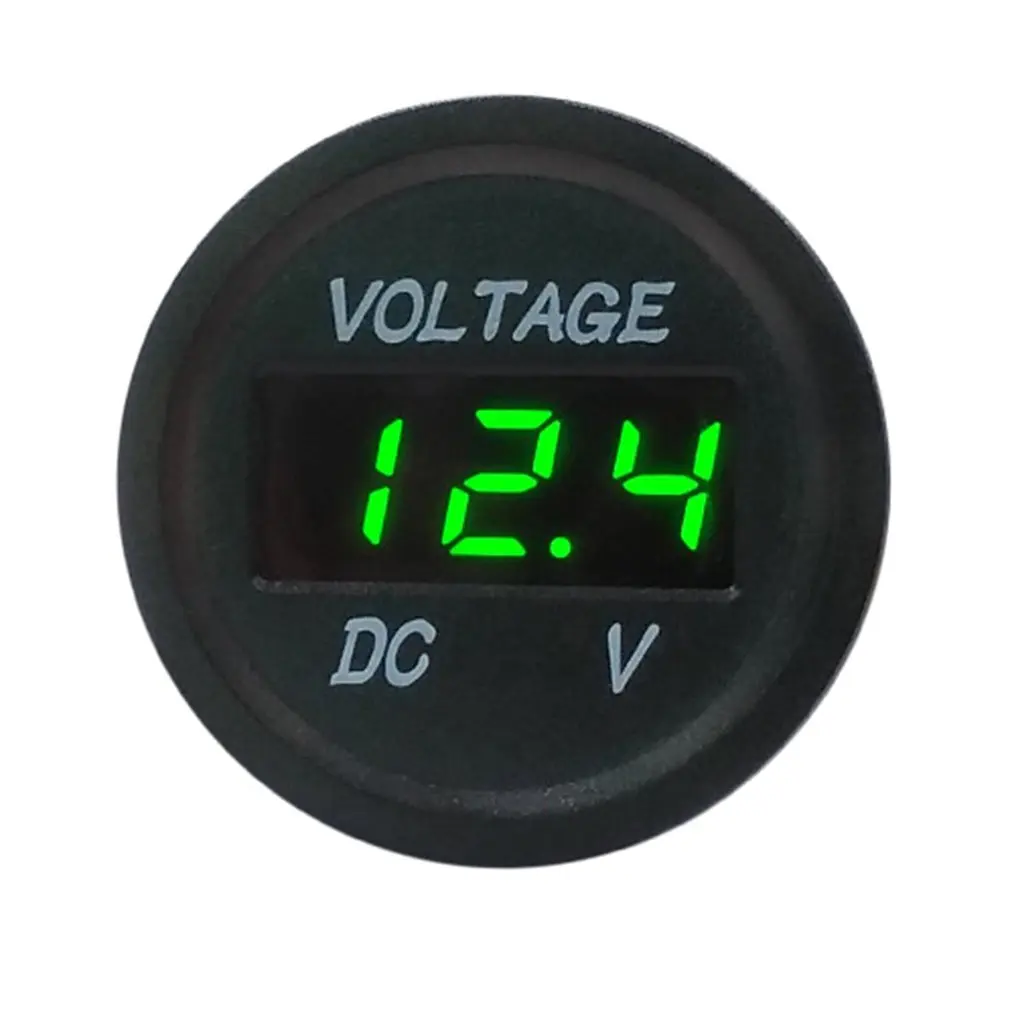 Цифровой Зеленый светодиодный вольтметр 5 48 В Электрический измеритель
