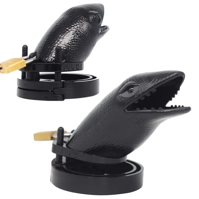 Пластик CB6000 короткая длинная клетка целомудрия черный крокодил устройство петух