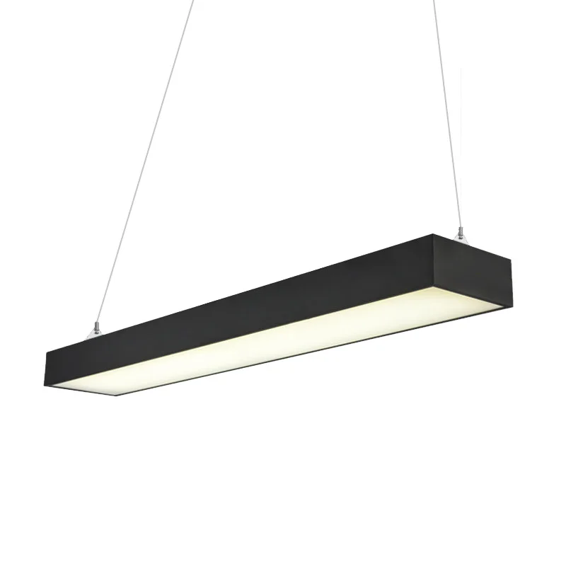 

Simple LED Office Pendant light Strip Lamp Modern Engineering Hanging lamp Rectangular Work Office Lamp Indoor Lighting Lamp