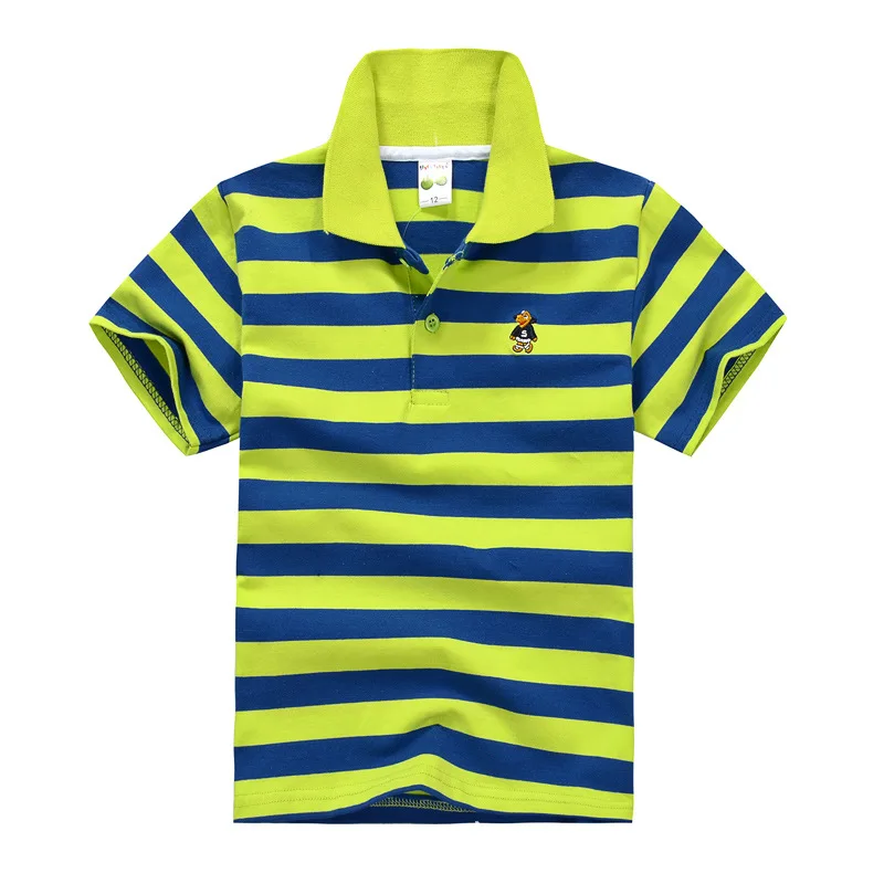 

SAILEROAD 3-15Years Children Kids Tops T Shirt New Summer Baby Boys Stripe Short Sleeves Cotton Teenager Children Shirts Clothes