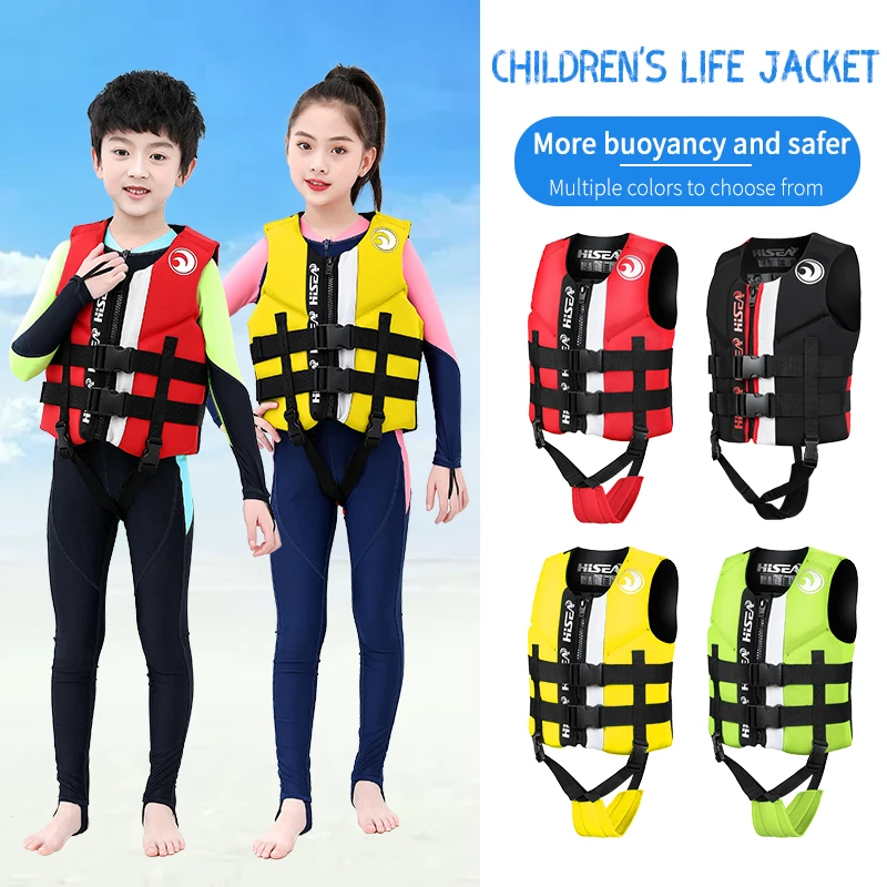 HISEA life jacket professional children's high buoyancy vest for drifting boats sea fishing swimming snorkeling and airship | Спорт и