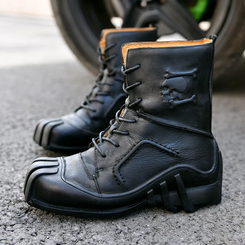 Мужские ботинки в стиле стимпанк из натуральной коровьей кожи мужские ретро с