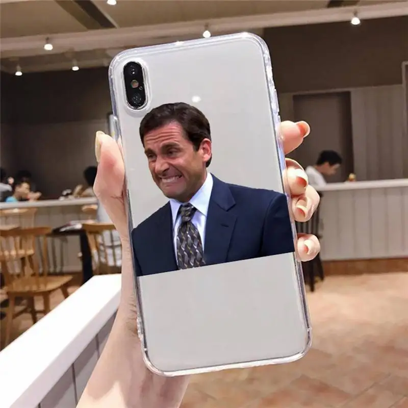 the office tv show what she said phone case transparent case for iphone 6 6s 7 8 plus xr x xs xsmax 11 12 pro mini max free global shipping