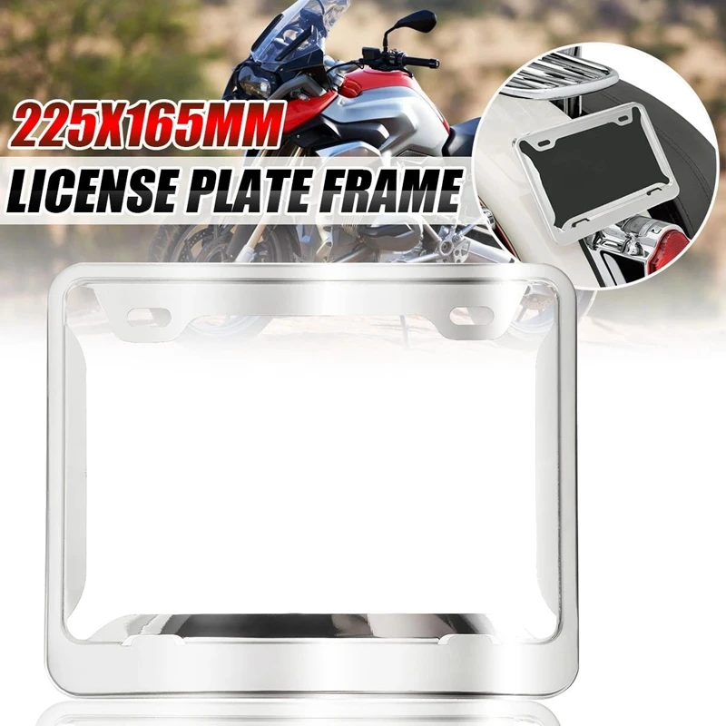 

Motorcycle License Plate Frame Number Plate Cover Protection for Spain Moto Universal