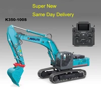 114 rc hydraulic excavator model k350 100s 2022 new rc excavator model gift toys for boys
