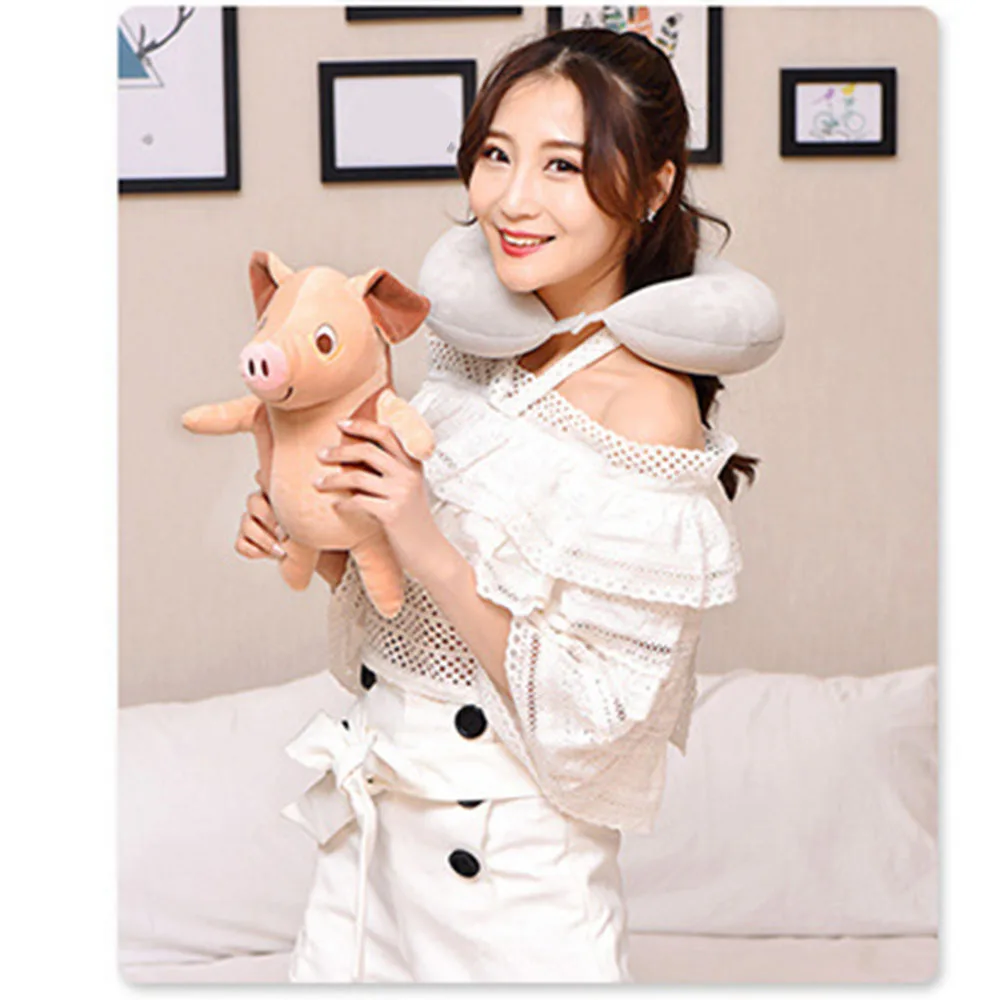 Creative Travel Neck Pillow Changeable Animals U Shape 2 in 1 Elephant Pig Penguin Plush Toys Stuffed Dolls Rest Hot | Игрушки и хобби