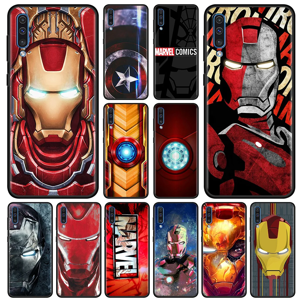 Для Samsung Galaxy A50 A70 A10 A30 M31 A20e A40 M30s M51 M31s A30s A20s A20 M62 M52 M32 5G M22 M21 M12 Marvel Железный человек