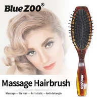 blue zoo massage comb anti static hairbrush women hair styling comb air cushion hair brush hairdressing salon tool