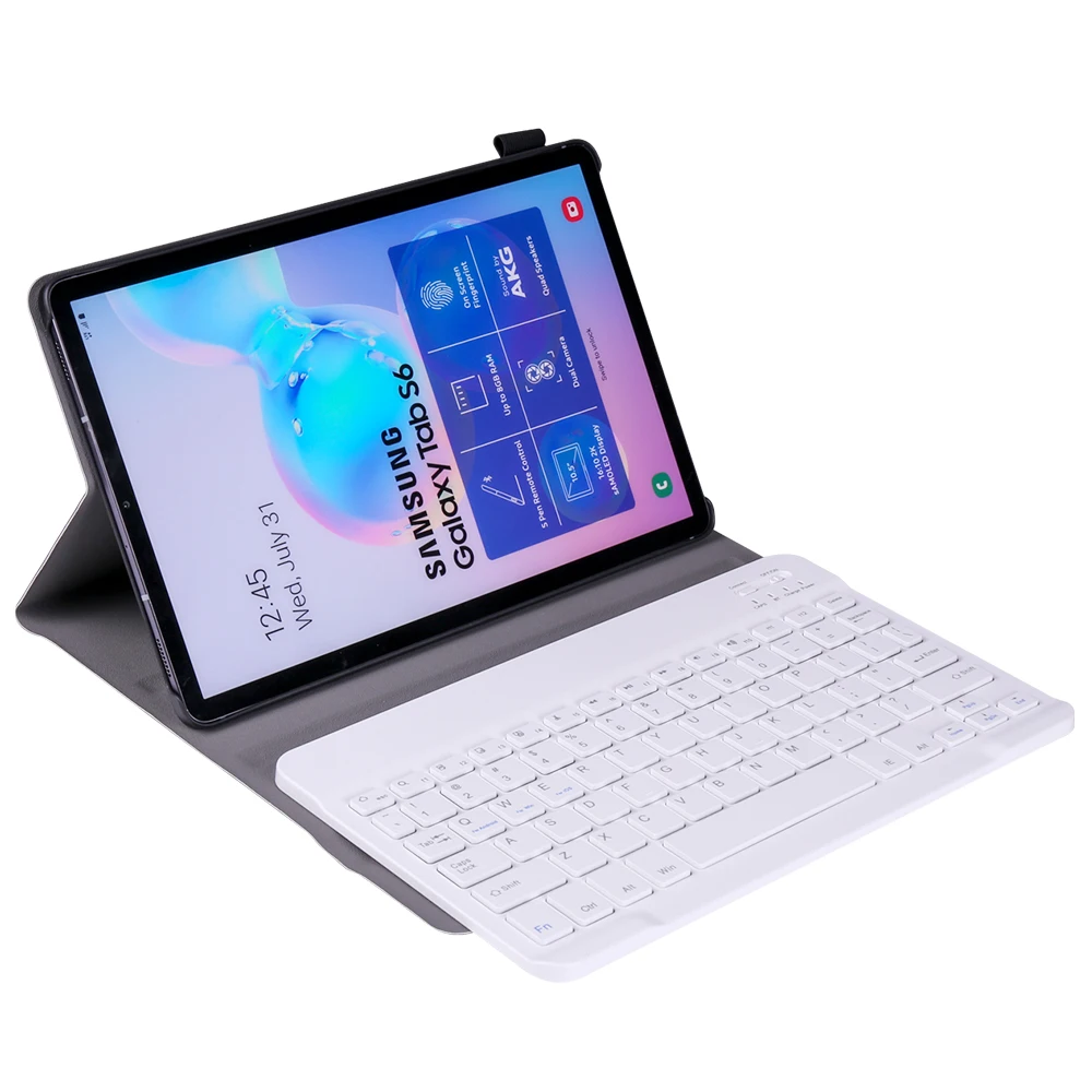 Чехол с Bluetooth-клавиатурой для Samsung Galaxy Tab S6 10 5 дюйма T860 T865 чехол планшета русская