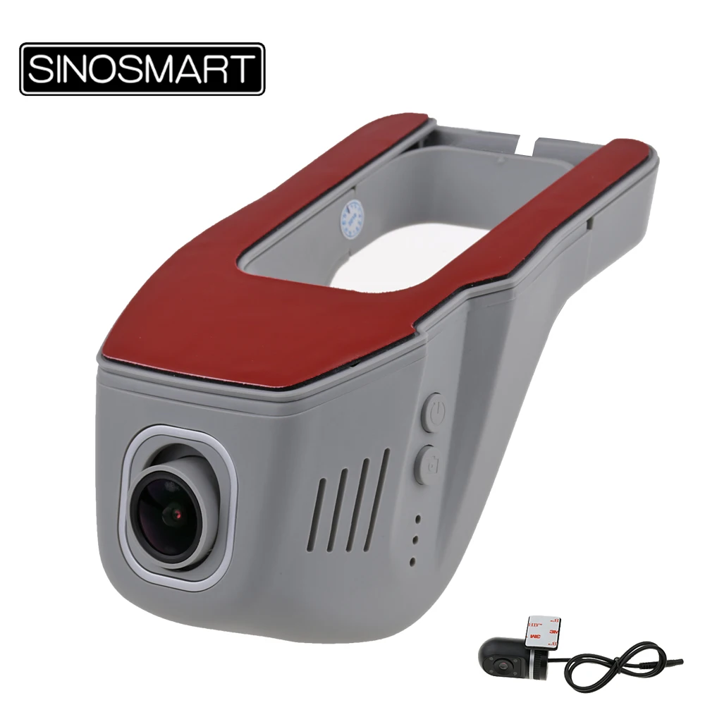 SINOSMART Novatek 96658 Универсальный Wifi DVR для Volkswagen/Honda/Mazda/Mitsubishi/Opel/hyundai/Kia приложение управления SONY IMX323