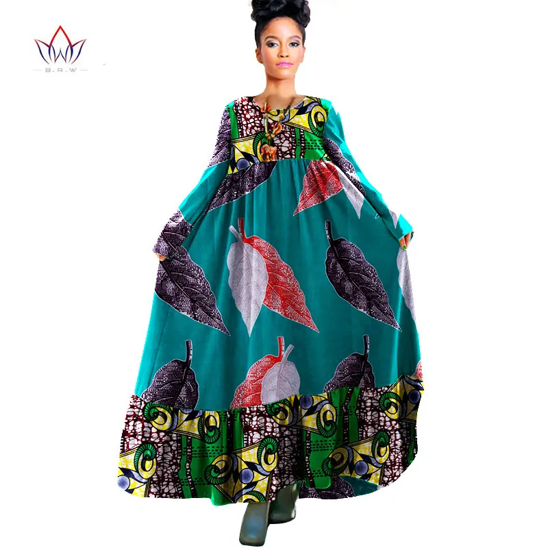 Brw в африканском стиле Одежда традиционная базенская Riche осеннее платье Boho style Robe Femme Макси платье женские Платья Туника Платья WY931 - Цвет: 19